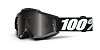 brýle Accuri SAND Tornado, 100% - USA (černá, šedé plexi s čepy pro slídy)