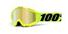 brýle Accuri JR Fluo Yellow, 100% - USA dětské (žlutá, červené chrom plexi s čepy pro slídy)