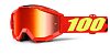 brýle Accuri Saarinen, 100% - USA dětské (červené chrom plexi s čepy pro slídy)
