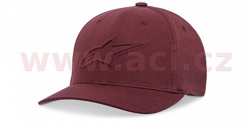 kšiltovka AGELESS EMBOSS, ALPINESTARS (fialová burgundy)