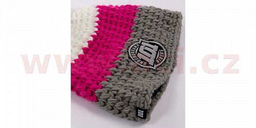 čepice PATROL BEANIE, 101 RIDERS dámský (šedá/růžová)