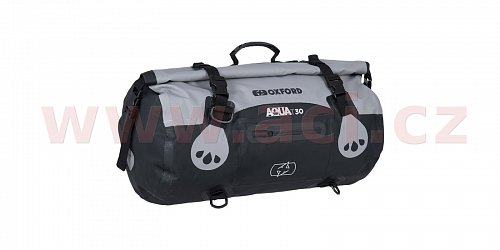 vodotěsný vak Aqua T-30 Roll Bag, OXFORD (šedý/černý, objem 30 l)