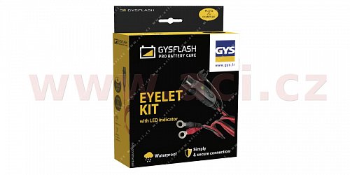 připojovací kabel s indikací stavu baterie - bateriová oka M6 GYSFLASH