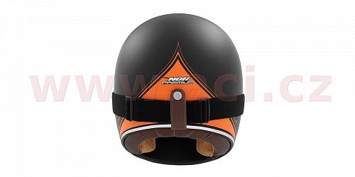 přilba RAGE SPITFIRE, NOX PREMIUM (černá matná/oranžová)
