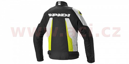 bunda SPORT WARRIOR TEX, SPIDI (černá/bílá/žlutá fluo)