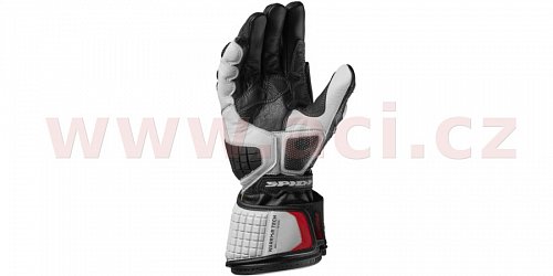 rukavice CARBO TRACK EVO, SPIDI (černé/bílé/šedé)