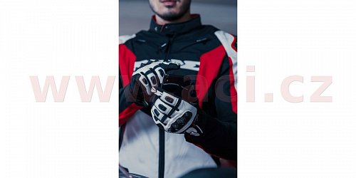 rukavice G-CARBON, SPIDI (bílé/černé)