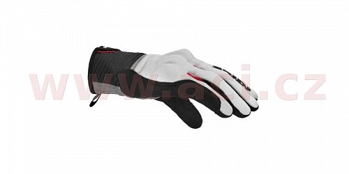 rukavice FLASH CE, SPIDI (černé/bílé/červené)