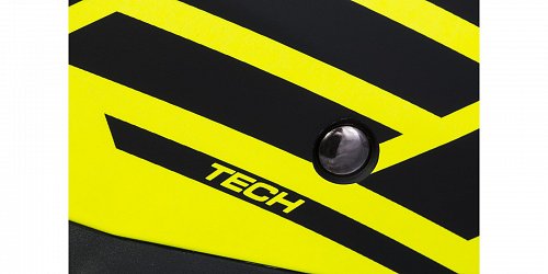 přilba Jet Tech Corso, CASSIDA (černá matná/žlutá fluo)