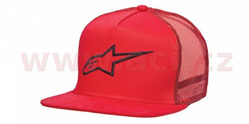 kšiltovka CORP TRUCKER, ALPINESTARS (černá/červená)