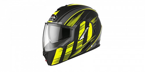 přilba REV19 IKON, AIROH - Itálie (černá/fluo-matná)