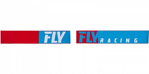 brýle ZONE PRO 2019, FLY RACING - USA (červené/bílá/modrá, modré chrom plexi)
