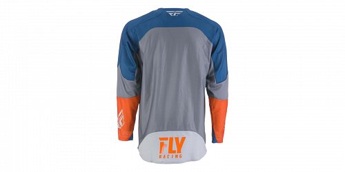 dres EVO 2019, FLY RACING - USA (modrá/šedá/oranžová)