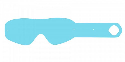 strhávací slídy plexi pro brýle FM RACING řady MUDDY TRACK, Q-TECH (10 vrstev v balení, čiré)