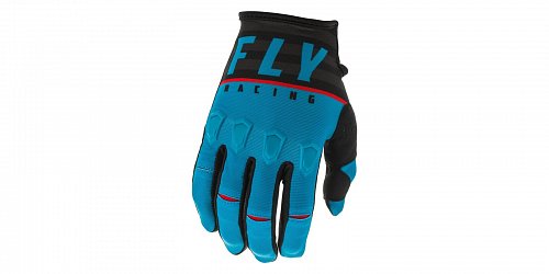 rukavice F-16 2020, FLY RACING - USA dětské (modrá/modrá/bílá)