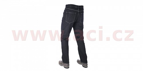 ZKRÁCENÉ kalhoty Original Approved Jeans volný střih, OXFORD, pánské (černá)