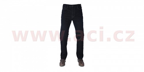 ZKRÁCENÉ kalhoty Original Approved Jeans volný střih, OXFORD, pánské (černá)