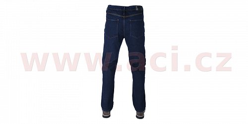 ZKRÁCENÉ kalhoty Original Approved Jeans volný střih, OXFORD, pánské (modrá)