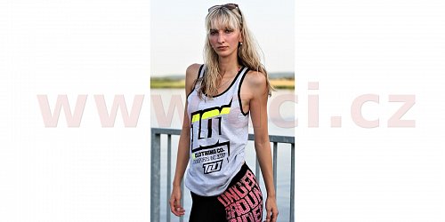 tílko UNI TANK 17, 101 RIDERS - ČR, unisex (šedá/žlutá fluo)