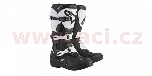 boty Tech 3 2020, ALPINESTARS - Itálie (černé/bílé)