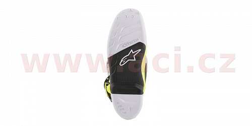 boty Tech 7 2020, ALPINESTARS - Itálie (žluté fluo/světle modré/modré/červené/černé)