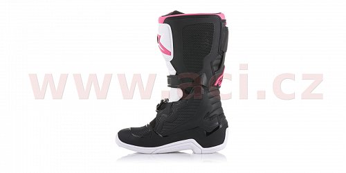 boty STELLA Tech 3 2020, ALPINESTARS - Itálie (černé/bílé/růžové)