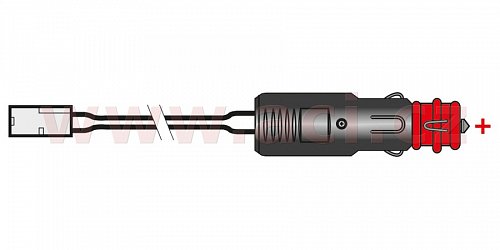 kabel se zásuvkou 12V pro nabíječky Maximiser a Oximiser, OXFORD - Anglie (délka kabelu 3 m)