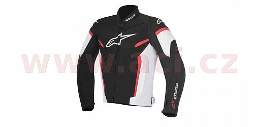 bunda T-GP PLUS R, ALPINESTARS - Itálie (černá/bílá/červená)