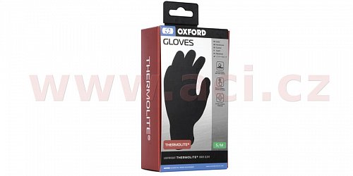 Vložky do rukavic Thermolite®, OXFORD - Anglie (černé)