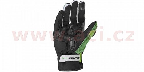 rukavice X4 COUPE, SPIDI - Itálie (černá/zelená)