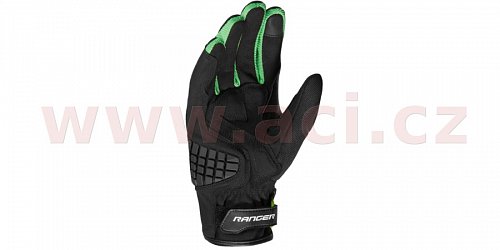 rukavice RANGER, SPIDI - Itálie (černá/zelená)