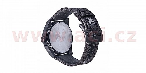 hodinky TECH PVD, ALPINESTARS - ITÁLIE (černá/zelená, textilní pásek)