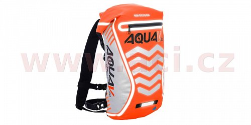 vodotěsný batoh Aqua V20 Extreme Visibility, OXFORD - Anglie (oranžová fluo/reflexní prvky, objem 20 l)