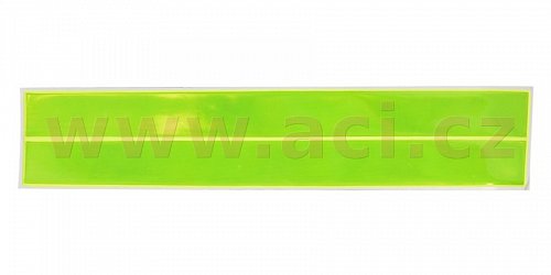reflexní pásky Bright Strips, OXFORD - Anglie (žlutá fluo, 21 x 217 mm, pár)