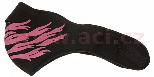 maska neoprenová Pink Feather, EMERZE (černá/růžová)