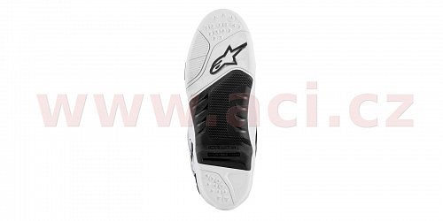 boty TECH 10 2020, ALPINESTARS (šedá/oranžová fluo/modrá/bílá)