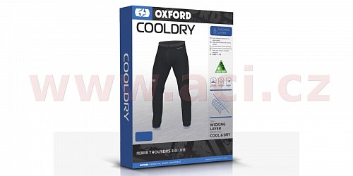 termoprádlo spodky Cool Dry, OXFORD (černé)