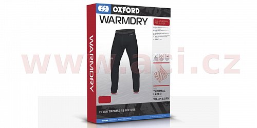 termoprádlo spodky Warm Dry Thermal, OXFORD (černé)