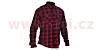 košile KICKBACK CHECKER s Kevlar® podšívkou, OXFORD (červená/černá)