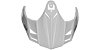 náhradní kšilt pro přilby COMMANDER, AIROH - Itálie (bílá)