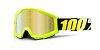 brýle Strata Neon Yellow, 100% - USA (žluté, zlaté chrom plexi s čepy pro slídy)