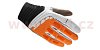 rukavice MEGA-X, SPIDI - Itálie (bílé/oranžové)
