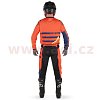 kalhoty Racer Braap , ALPINESTARS - Itálie (oranžové fluo/modré/bílé)