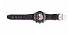 hodinky TECH CHRONO STEEL, ALPINESTARS - ITÁLIE (broušený nerez/černá/červená, pryžový pásek)