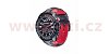hodinky TECH RACE CHRONO, ALPINESTARS - ITÁLIE (černá/červená, kožený pásek)
