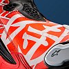 boty Supertech R Samurai, ALPINESTARS - Itálie (bílé/červené fluo/šedé/černé, perforovaná kůže)