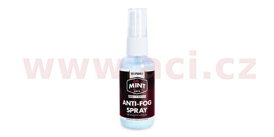 MINT antifog sprej proti mlžení plexi, aplikátor s rozprašovačem 50 ml