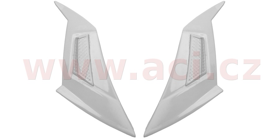 vrchní kryty ventilace pro přilby N124, NOX (bílé, pár)