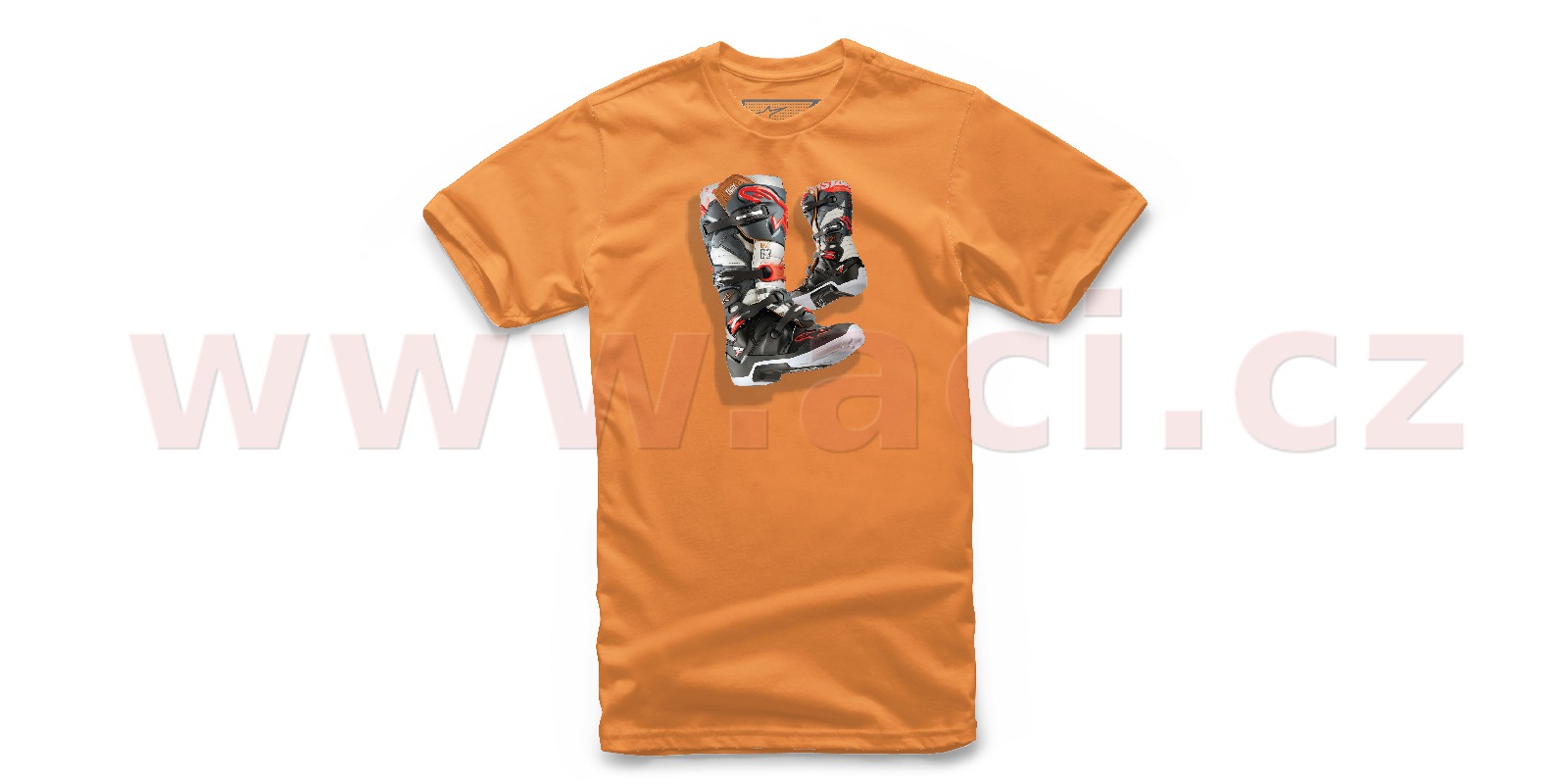 triko TECH 7 BOOT TEE, ALPINESTARS, dětské (oranžové)