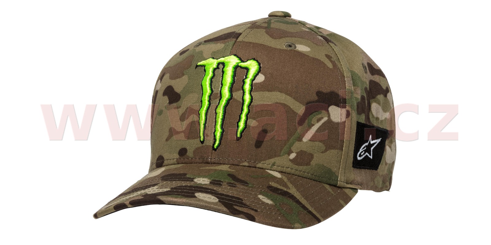 kšiltovka MONSTER MULTICAMO HAT, ALPINESTARS (zelená)